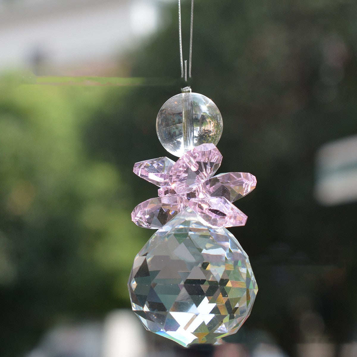 30mm Crystal Ball Lamp Pendant – Sparkling Home Light Décor