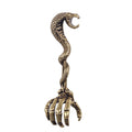 Copper Heavy Handle Cobra Skull Palm Combination Ring