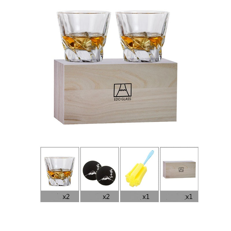 Wine Pair Glass Set Couple Log Gift Box Nordic Ins Style