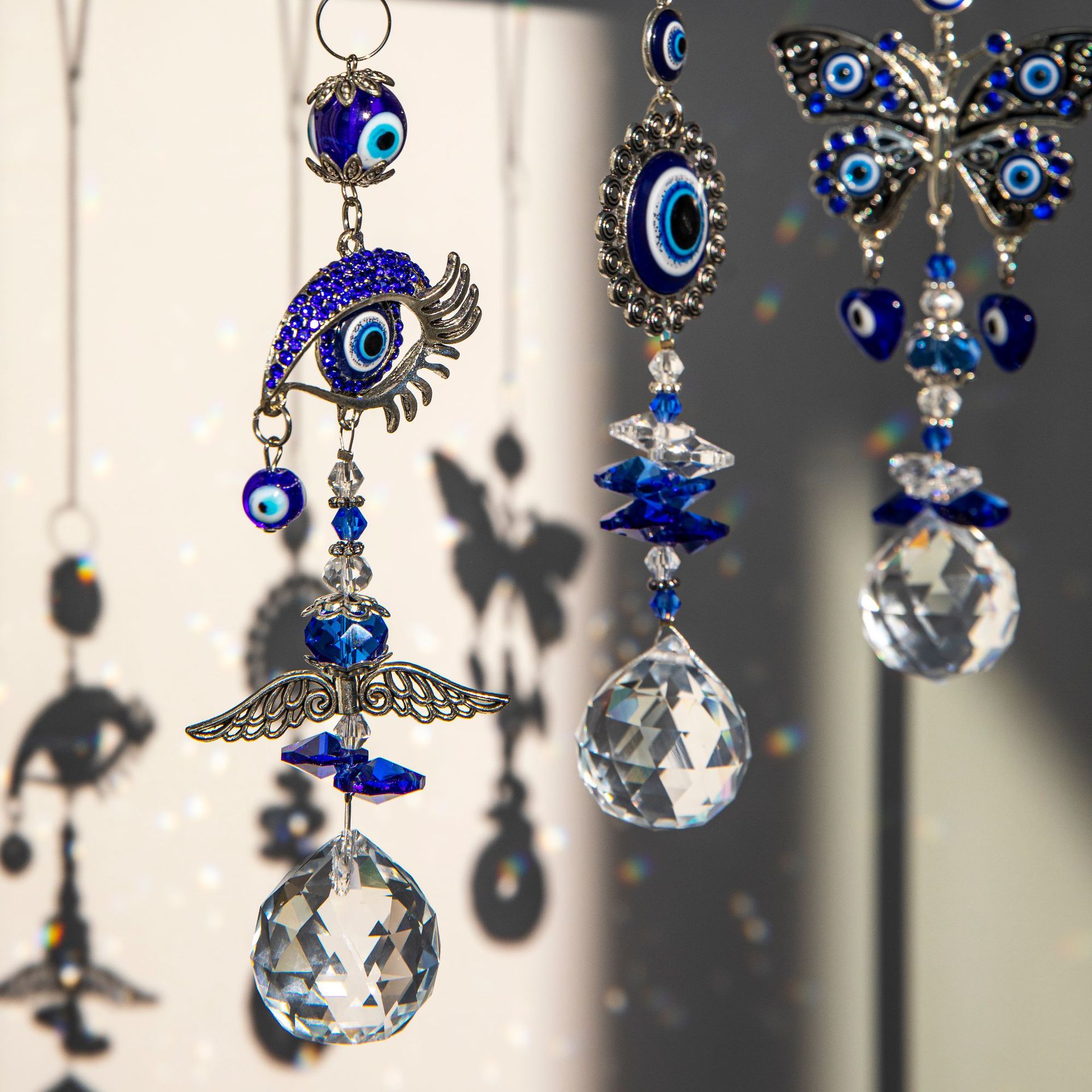Sun Catcher Lighting Pendant Light Shadow Wind Chimes Rainbow