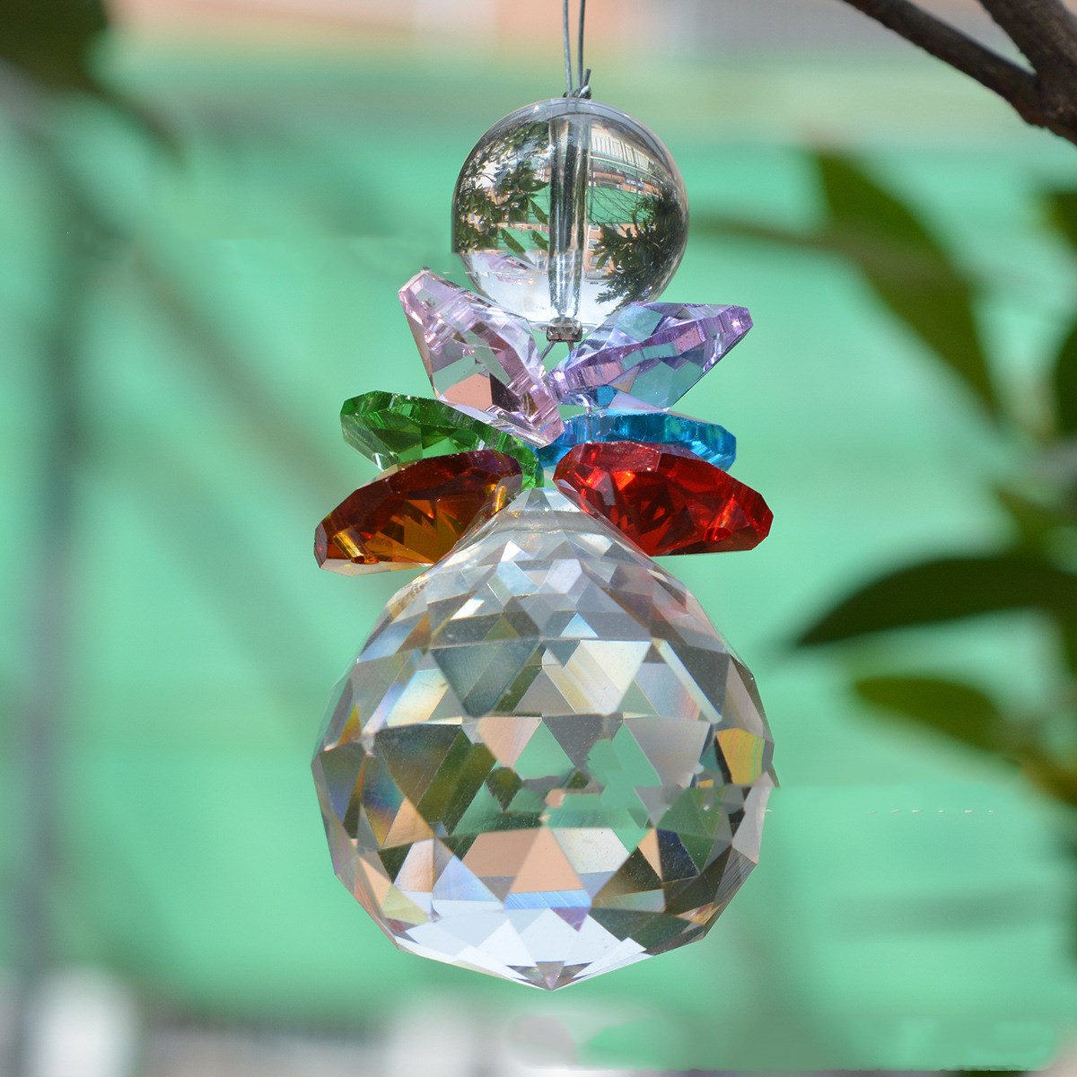 30mm Crystal Ball Lamp Pendant – Sparkling Home Light Décor