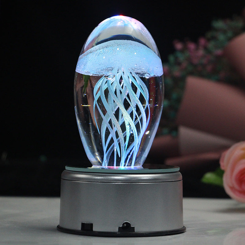 Romantic Jellyfish Music Box — Creative Gift & Home Decoration