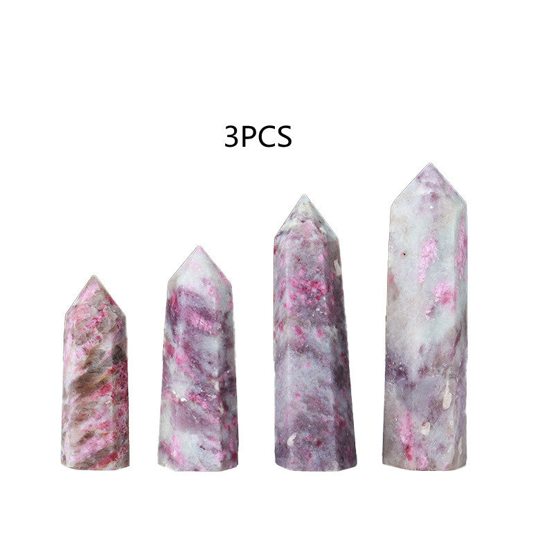 East Sea Natural Crystal Six-sided Single-pointed Plum Tourmaline