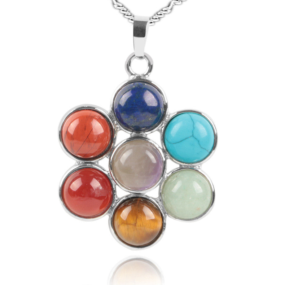 Seven Stars Amethyst Necklace