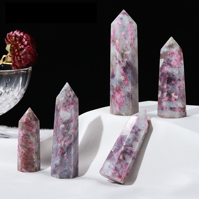 East Sea Natural Crystal Six-sided Single-pointed Plum Tourmaline