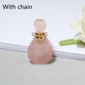 Amethyst Green Fluorite Gold Double Ring Pendant