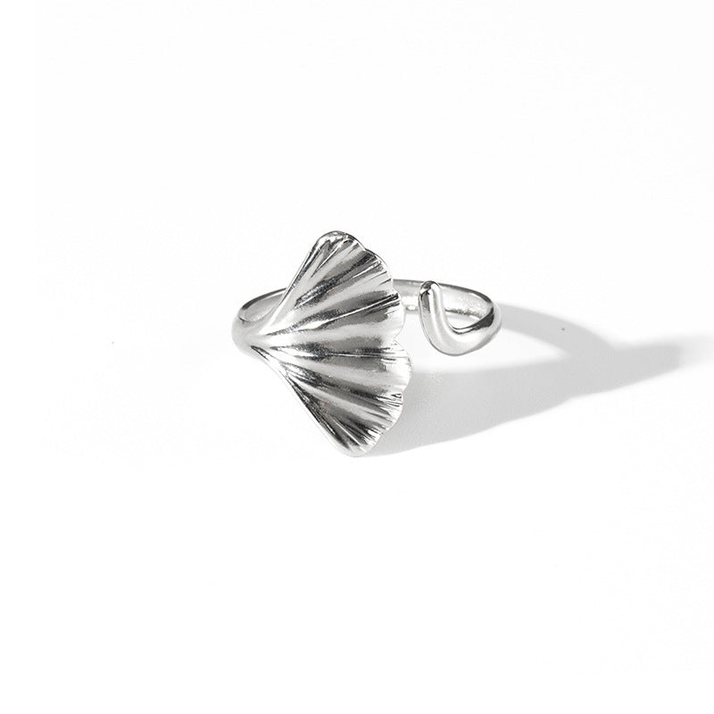 Fashion Personalized New Fishtail Palm Plaid Ring