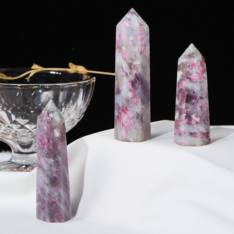 East Sea Natural Crystal Six-sided Single-pointed Plum Tourmaline