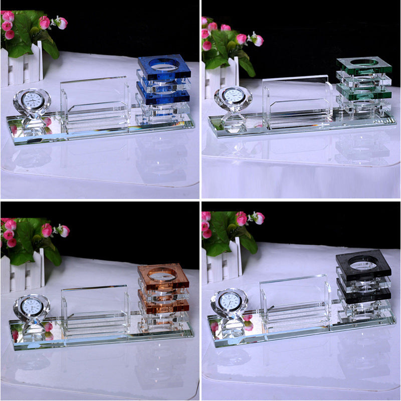 Crystal Gift Office Decoration Pen Holder