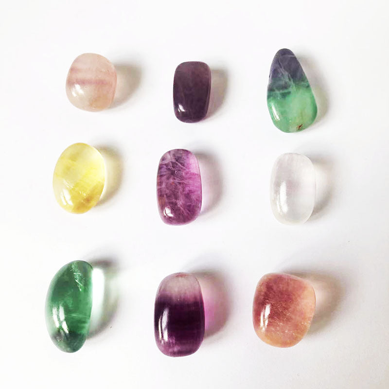 Natural Crystal Rainbow Fluorite Polishing And Polishing
