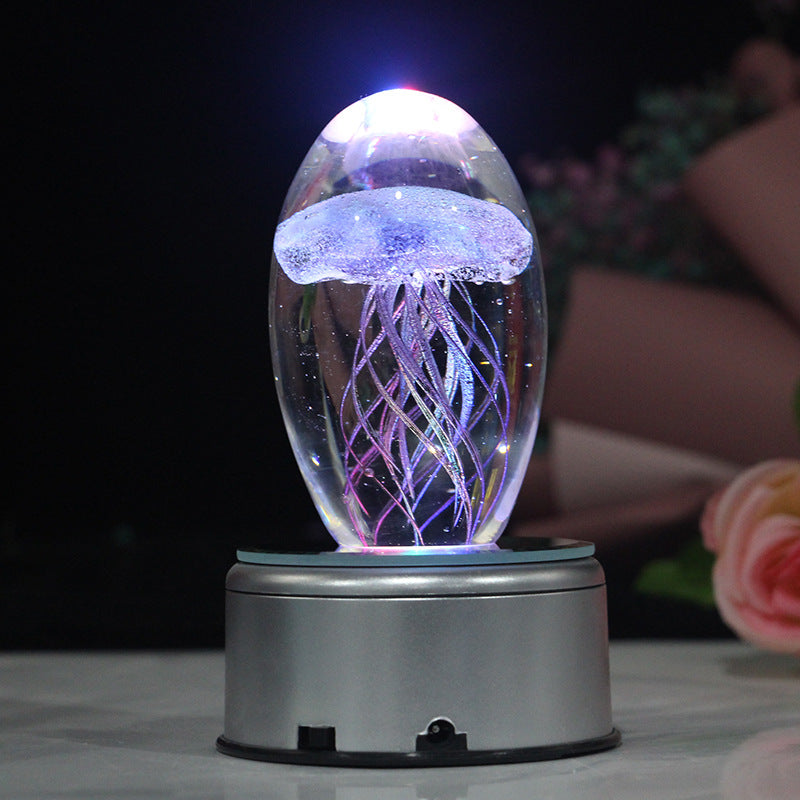 Romantic Jellyfish Music Box — Creative Gift & Home Decoration