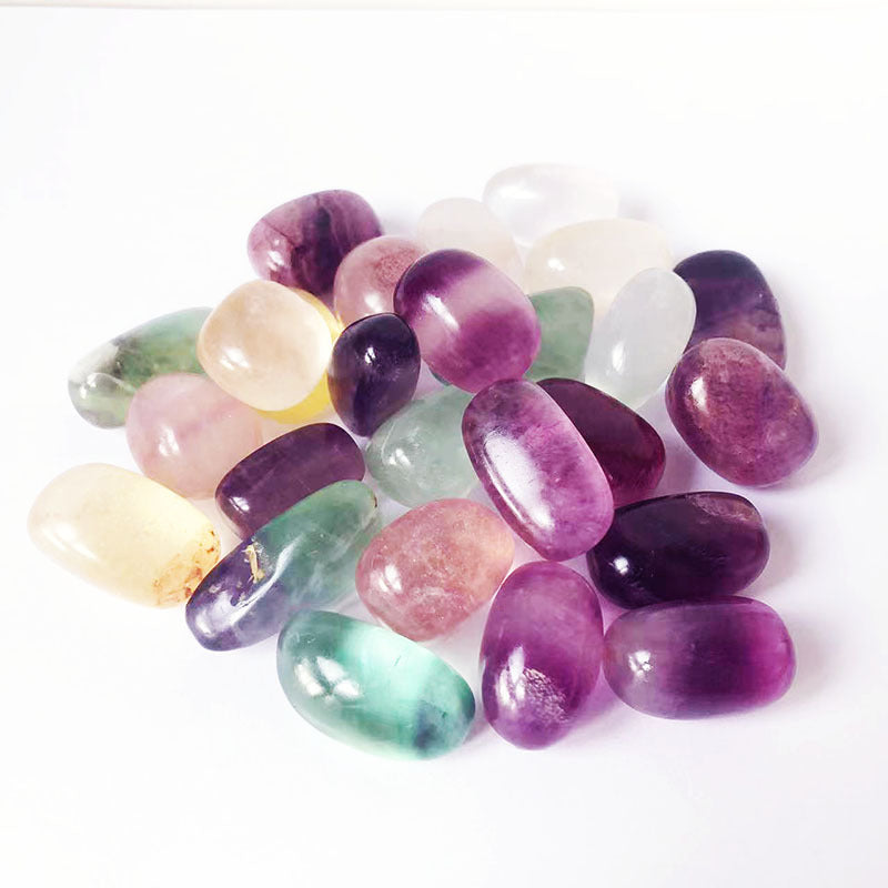 Natural Crystal Rainbow Fluorite Polishing And Polishing