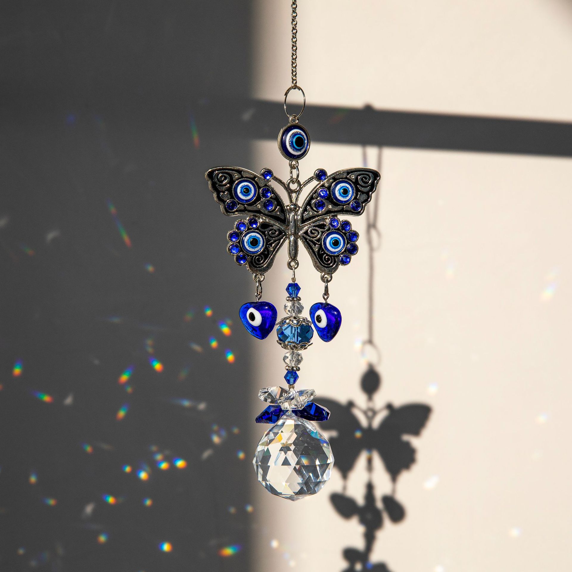 Sun Catcher Lighting Pendant Light Shadow Wind Chimes Rainbow