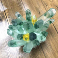 White Green Crystal Cluster Rough Stone Specimen Home Decoration Technology