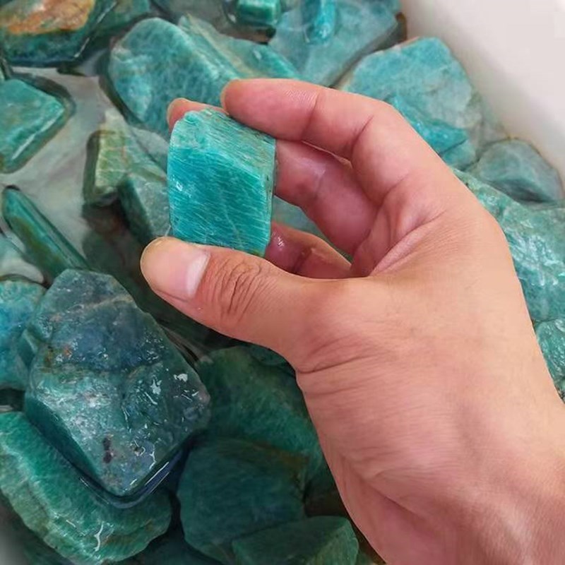 Natural Mozambique Amazonite Rough Mineral Specimen