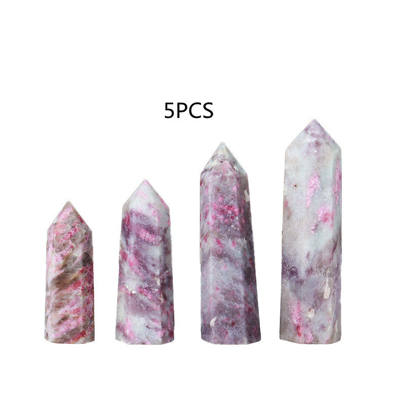 East Sea Natural Crystal Six-sided Single-pointed Plum Tourmaline