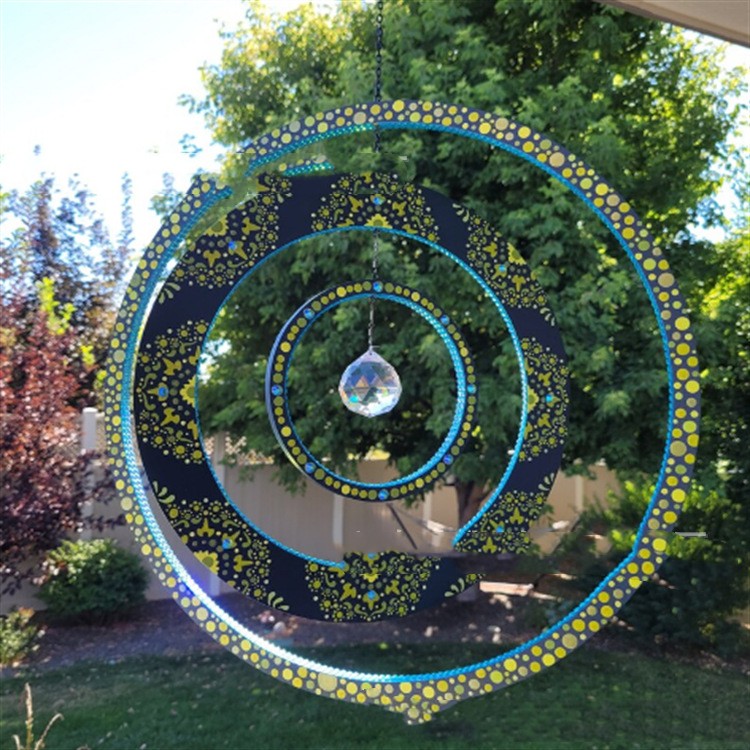 Sun Catcher Iron Hanger Garden Courtyard Decoration