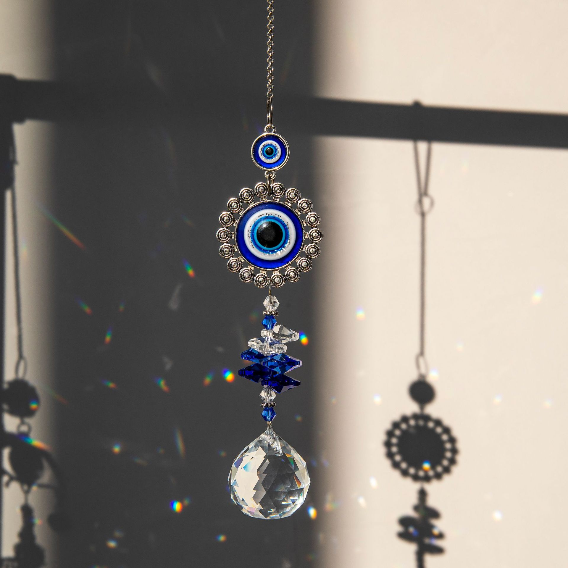 Sun Catcher Lighting Pendant Light Shadow Wind Chimes Rainbow