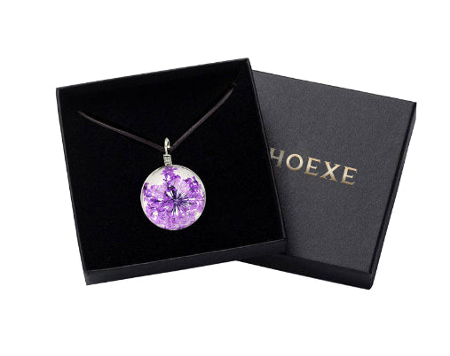 Amethyst Spiral Energy Magnetic Pendant