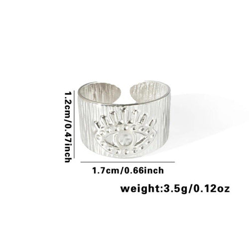 Fashion Personalized New Fishtail Palm Plaid Ring