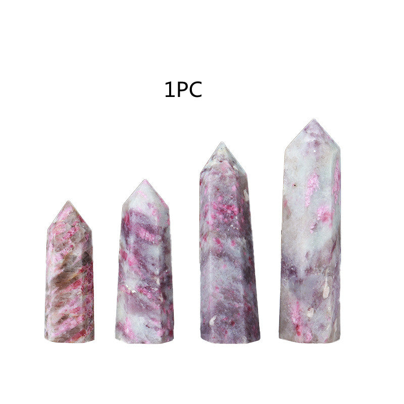 East Sea Natural Crystal Six-sided Single-pointed Plum Tourmaline