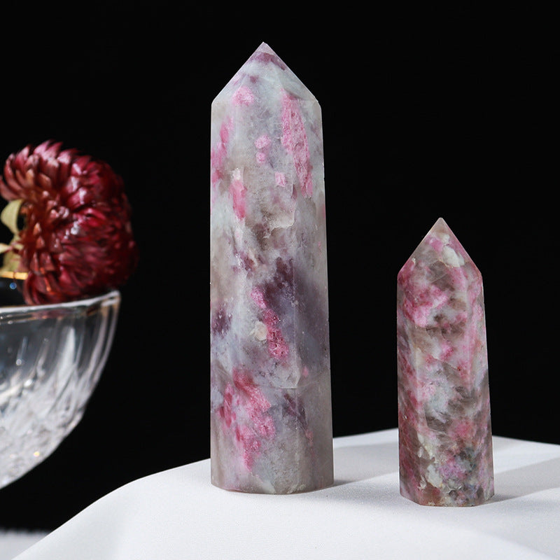 East Sea Natural Crystal Six-sided Single-pointed Plum Tourmaline