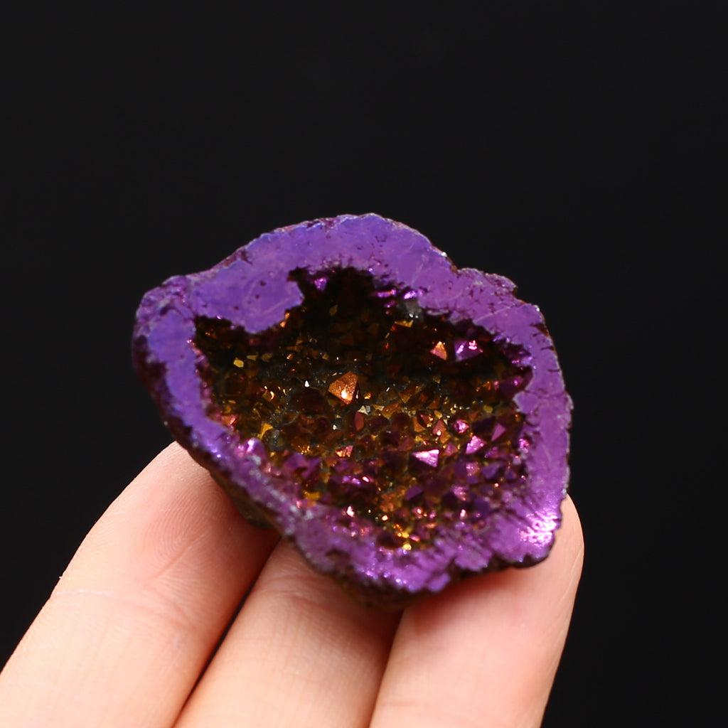 Natural Agate Cornucopia Energy Gem Specimen Display Ornaments