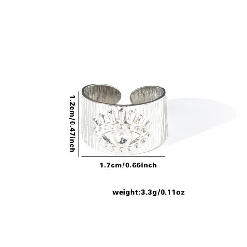 Fashion Personalized New Fishtail Palm Plaid Ring